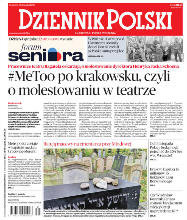 Portada de Dziennik (Polonia)