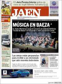 Portada de Diario Jaén (España)