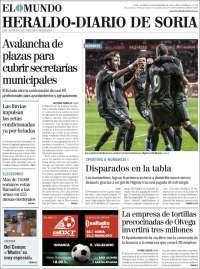 Portada de Diario de Soria (España)