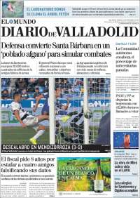 Portada de Diario de Valladolid (España)