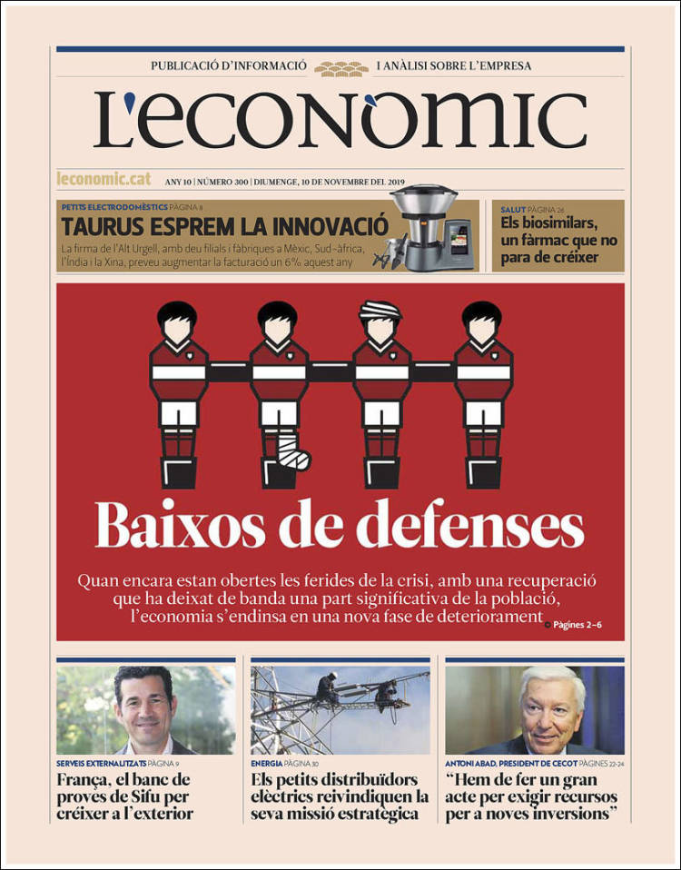 Portada de L'Econòmic (España)