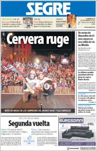 Portada de Segre  (España)