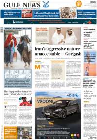 Portada de Gulf News (Asia-Pacífico)