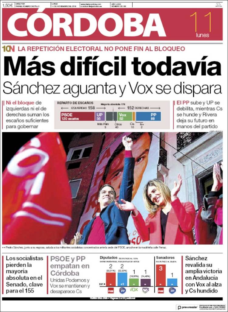 Portada de Diario de Córdoba (Espa&ntilde;a)