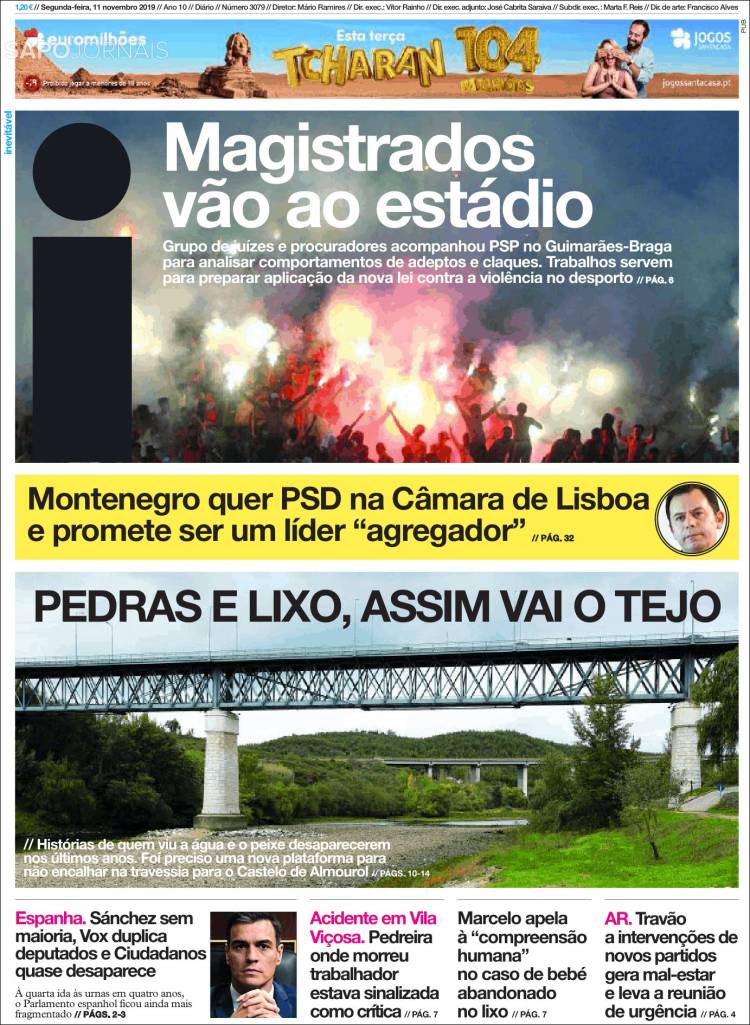 Portada de I - informação (Portugal)
