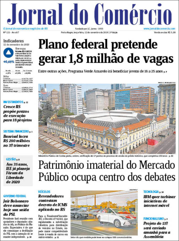 Portada de Jornal do Comércio (Brasil)