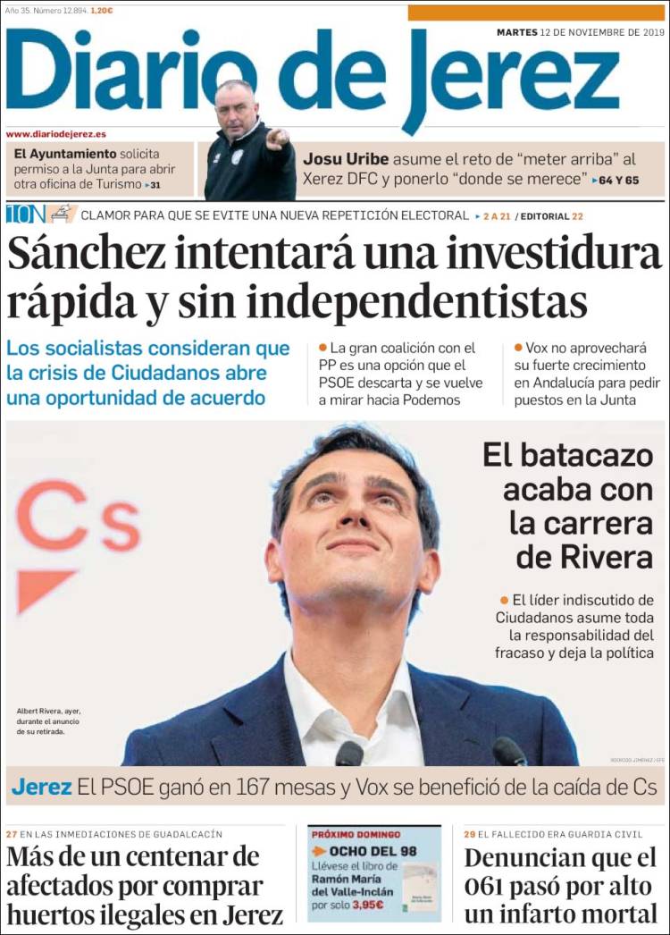 Portada de Diario de Jerez (Espa&ntilde;a)