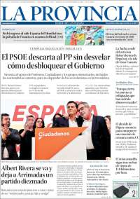 Portada de La Provincia (Espa&ntilde;a)