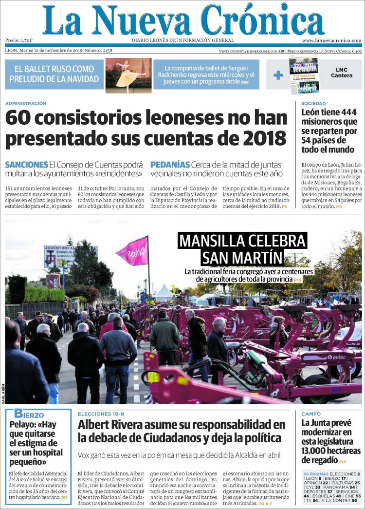 Portada de La Nueva Crónica (Espa&ntilde;a)