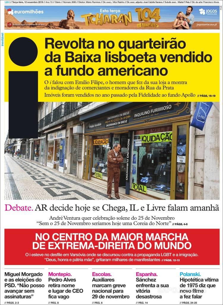 Portada de I - informação (Portugal)