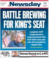 Portada de Newsday (USA)