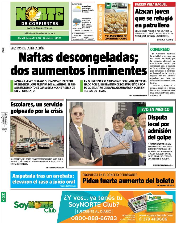 Portada de Norte Corrientes (Argentina)