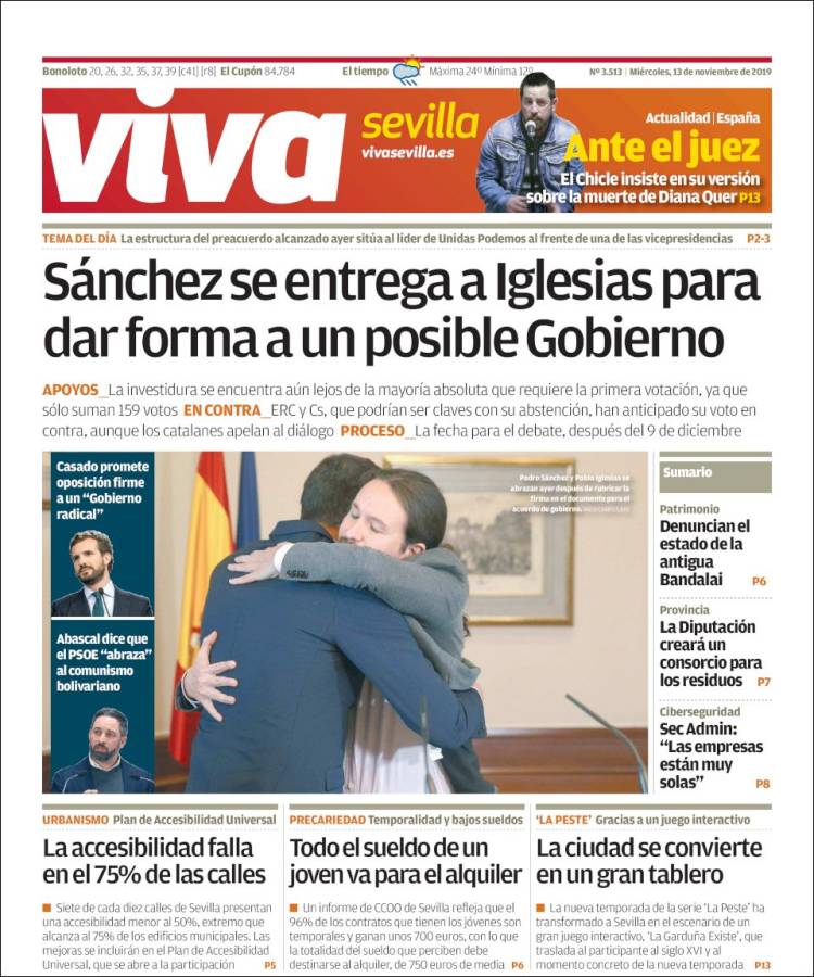 Portada de Viva Sevilla (España)