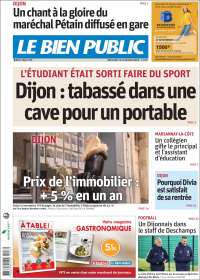 Portada de Le Bien Public (Francia)