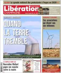 Portada de Libération Champagne (Francia)