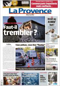 Portada de La Provence (Francia)