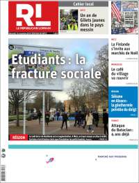 Portada de Le Republicain Lorrain (Francia)