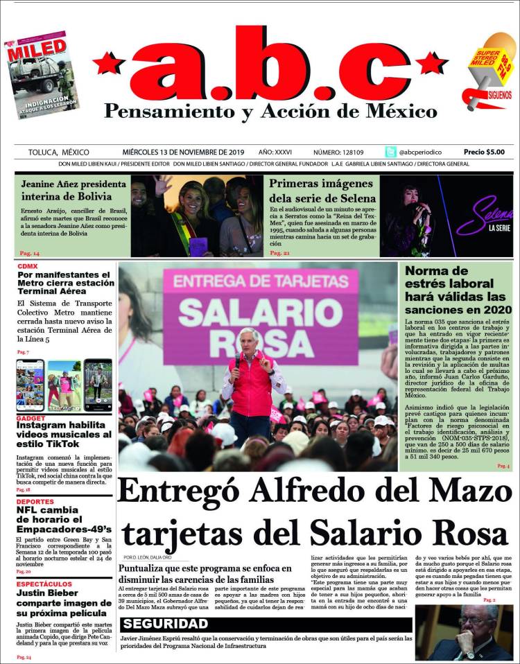 Portada de A.B.C.  (México)