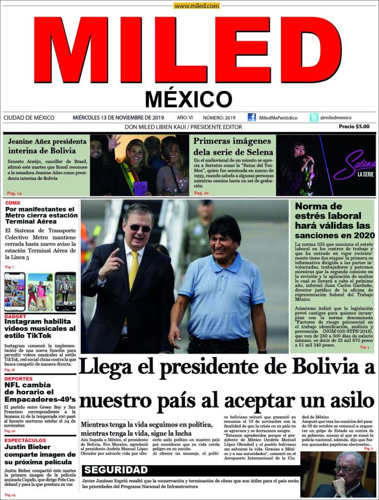 Portada de Miled (México)