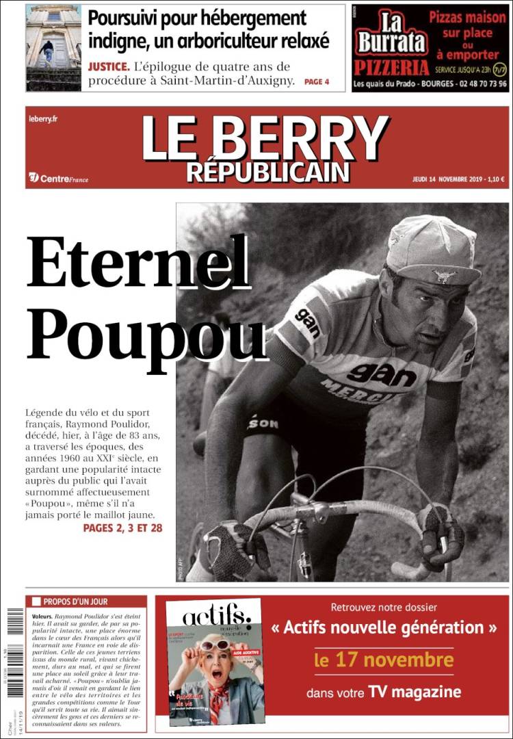 Portada de Berry Republicain (Francia)