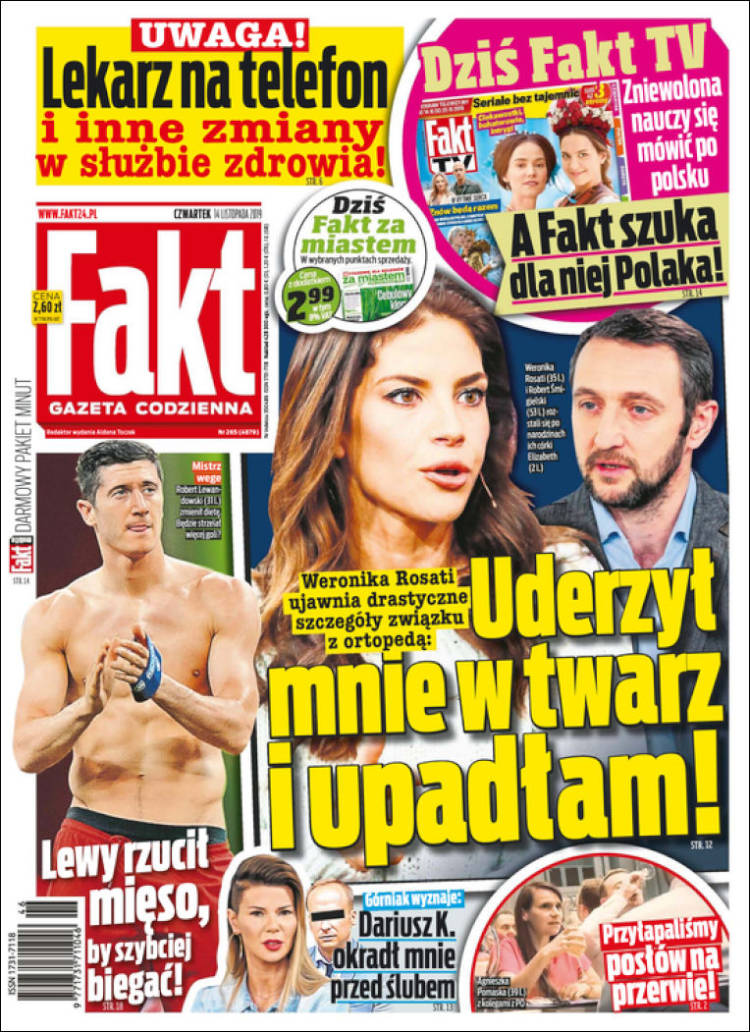 Portada de Fakt (Polonia)