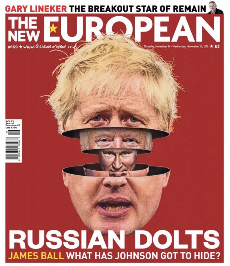 Portada de The New European (Reino Unido)