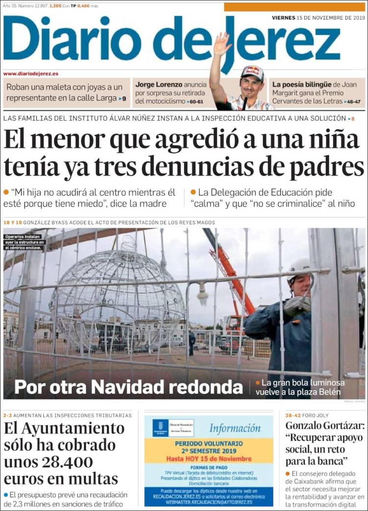 Portada de Diario de Jerez (Espa&ntilde;a)