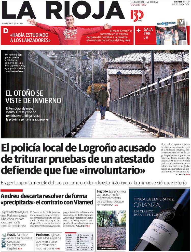 Portada de La Rioja (Espa&ntilde;a)