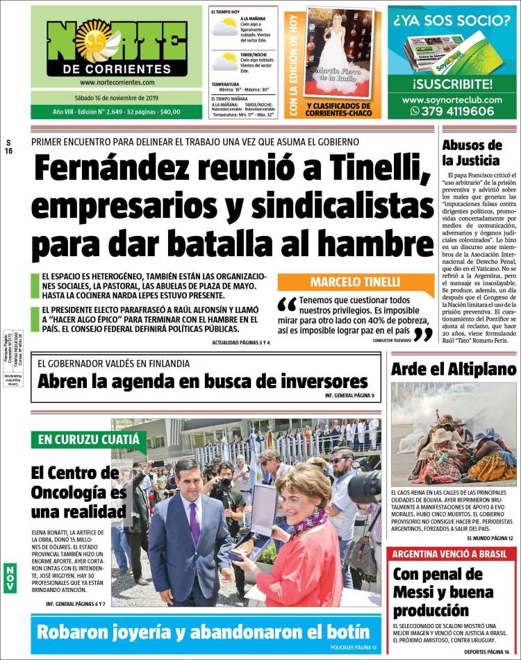 Portada de Norte Corrientes (Argentina)