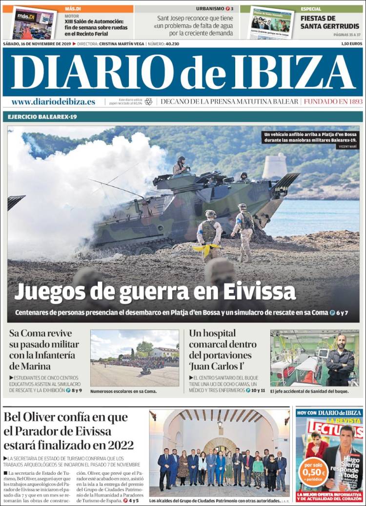 Portada de Diario de Ibiza (España)