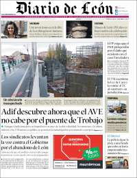 Portada de Diario de León (España)