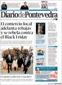 Portada de Diario de Pontevedra (España)