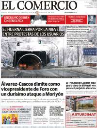 Portada de El Comercio (España)