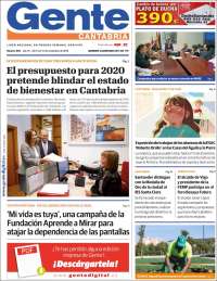 Portada de Gente en Santander (España)