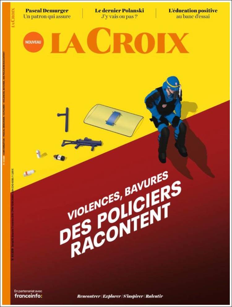 Portada de La Croix (Francia)