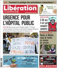 Portada de Libération Champagne (Francia)