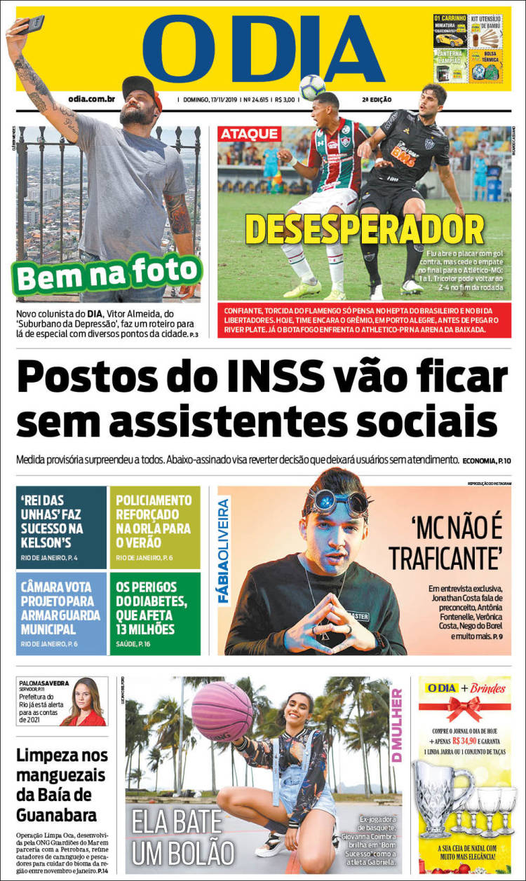 Portada de O Dia (Brasil)