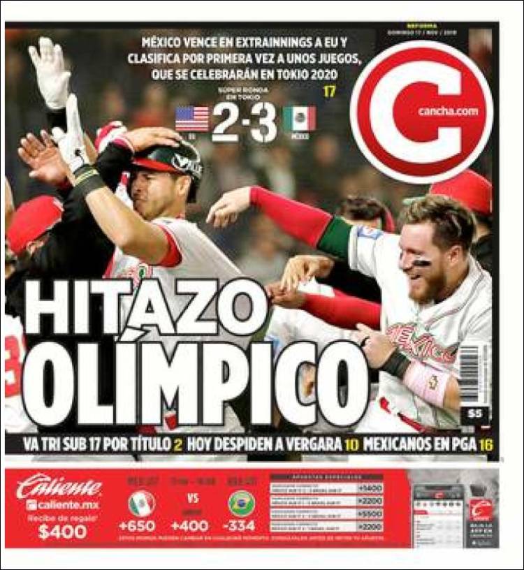 Portada de Cancha (M&eacute;xico)