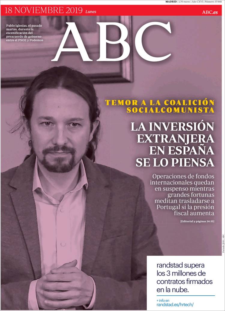 Portada de ABC (España)