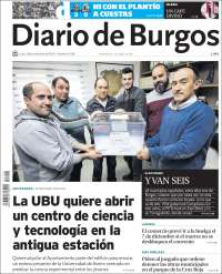 Portada de Diario de Burgos (España)