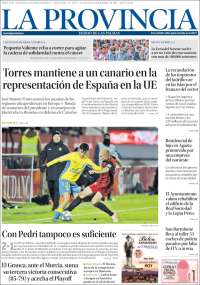 Portada de La Provincia (España)