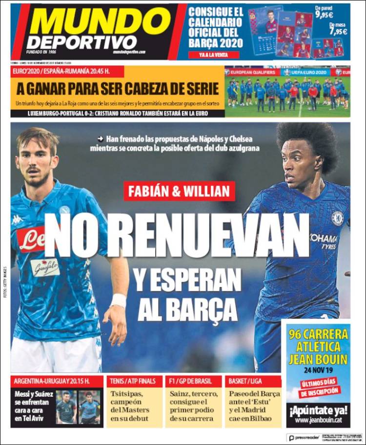 Portada de El Mundo Deportivo (España)