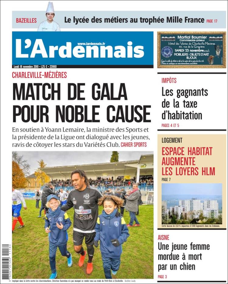 Portada de L'Ardenais (Francia)