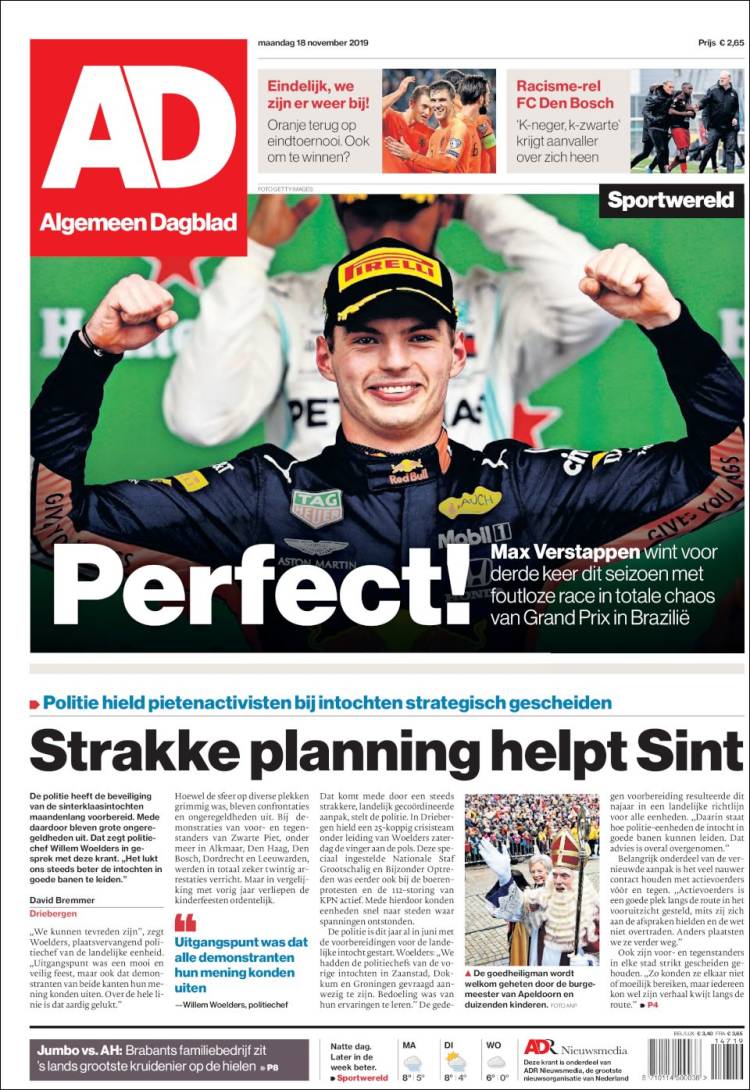 Portada de AD (Pa&iacute;ses Bajos)