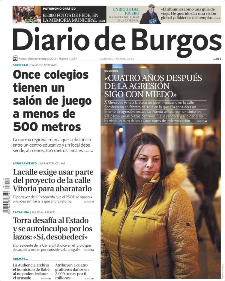 Portada de Diario de Burgos (Espa&ntilde;a)