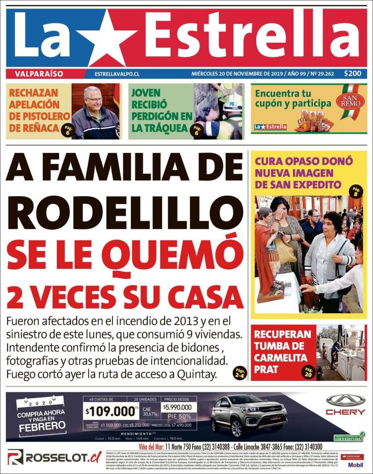 Portada de Estrella de Valparaiso (Chile)