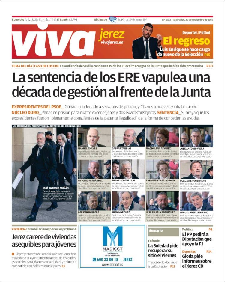 Portada de Viva Jerez (España)