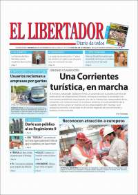 Portada de Diario El Libertador (Argentina)