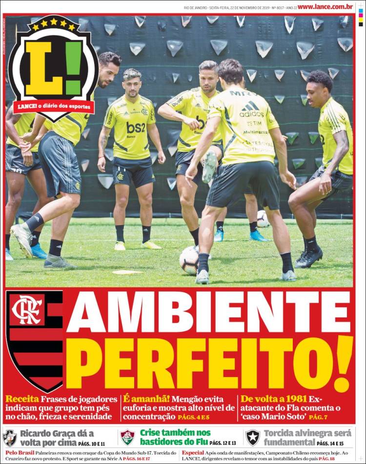 Portada de Lance! (Brasil)