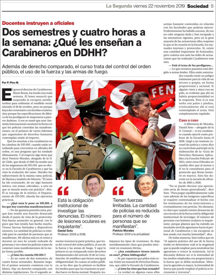 Portada de La Segunda (Chile)